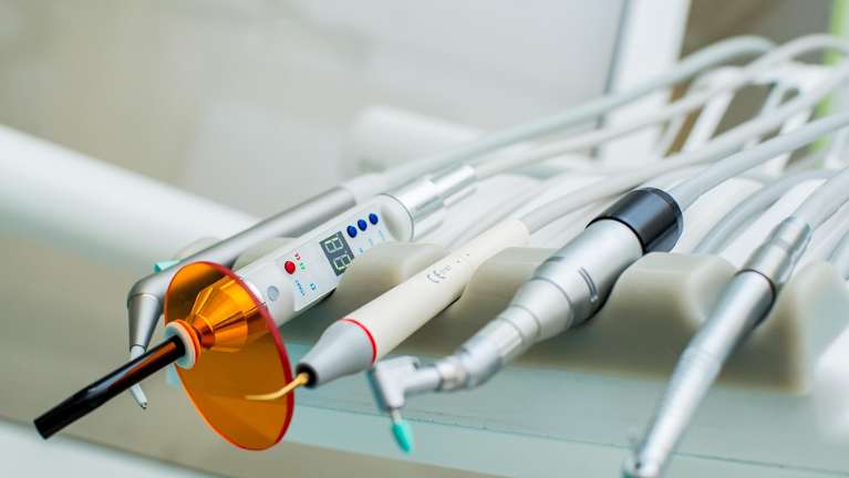 Teeth extraction tools at Naylors Court Dental Partners